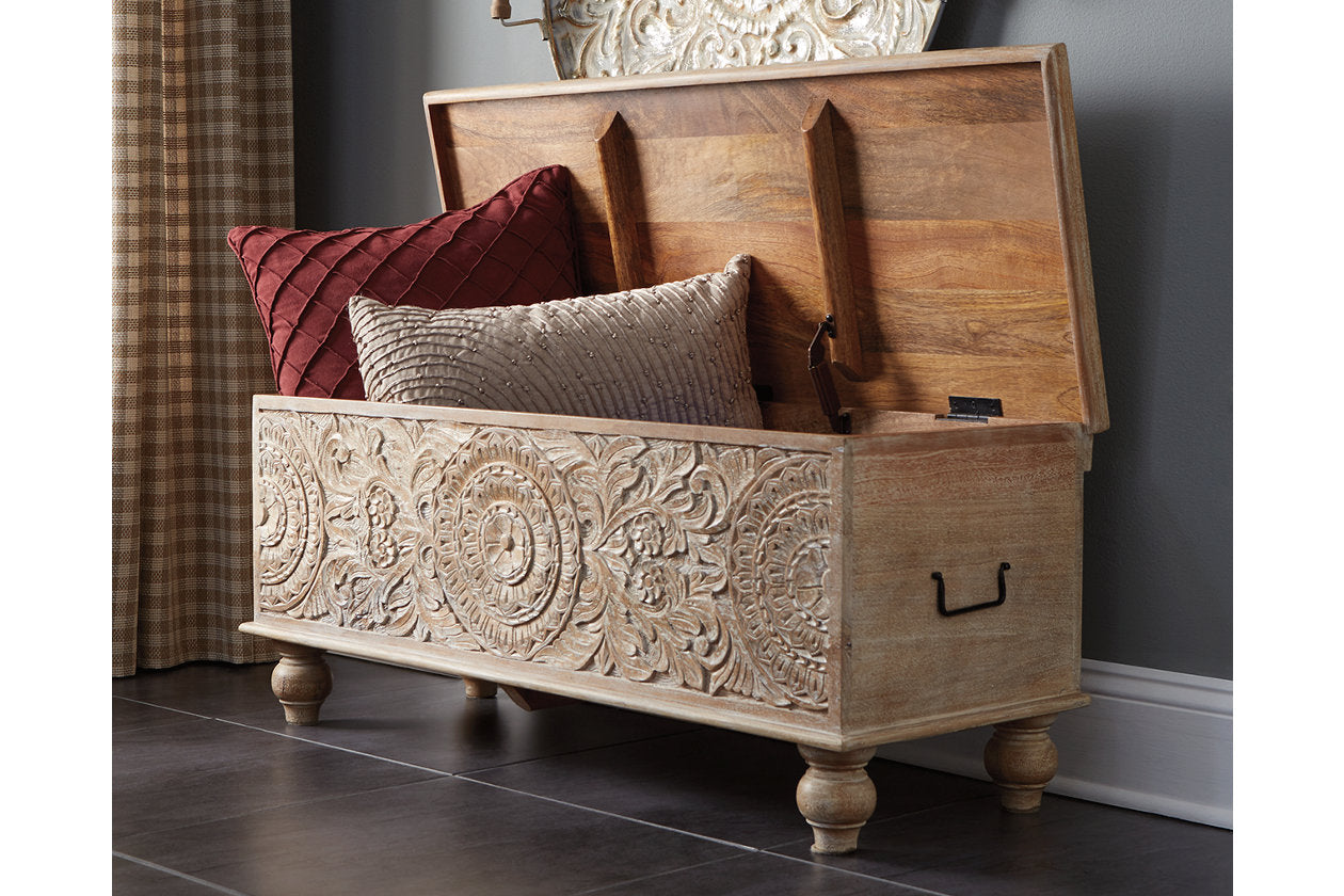 Fossil Ridge Storage Bench