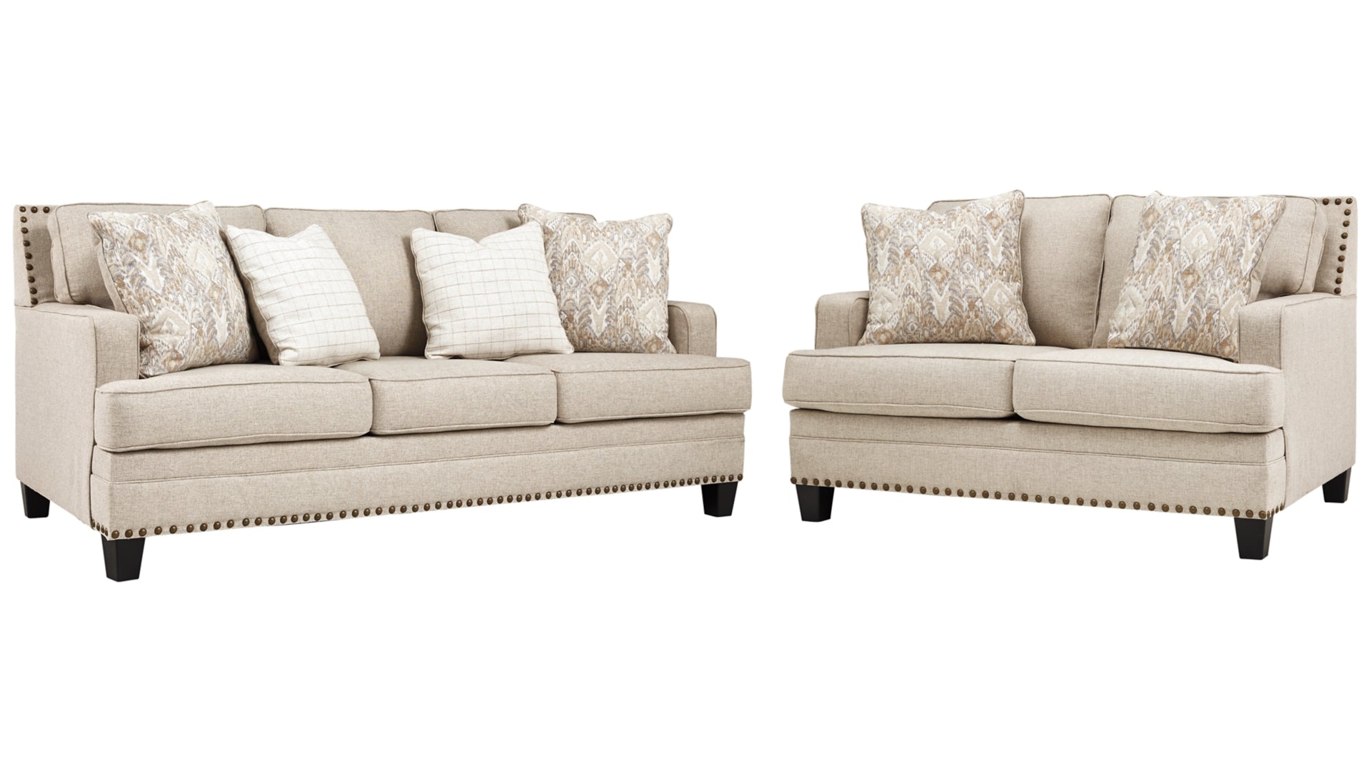 Claredon Sofa and Loveseat