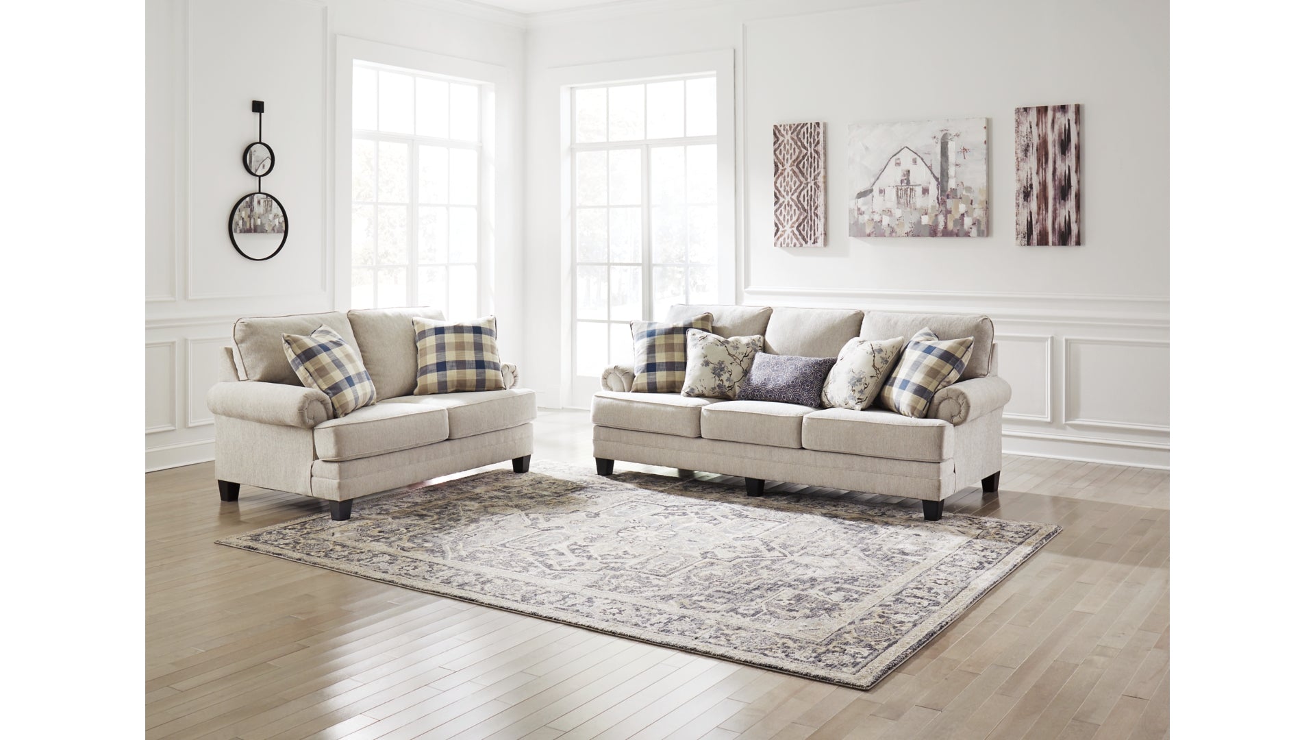 Meggett Sofa and Loveseat
