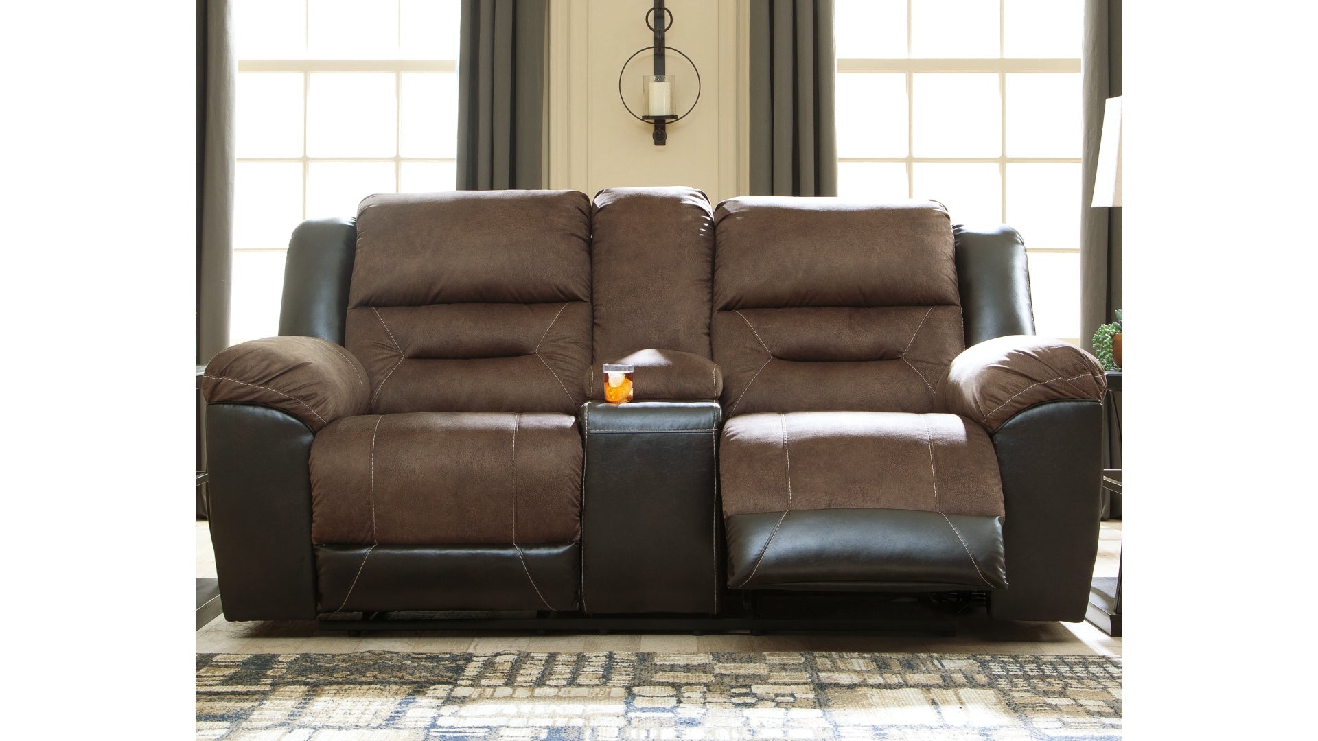 Earhart Reclining Loveseat with Console