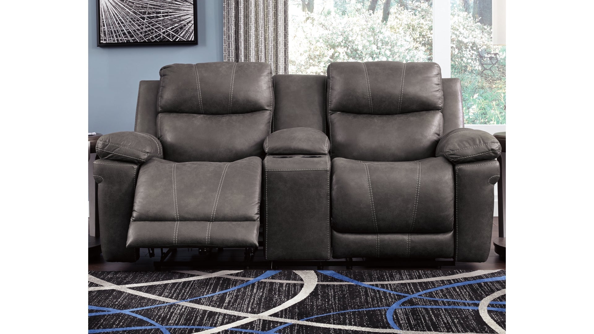 Erlangen Power Reclining Loveseat with Console