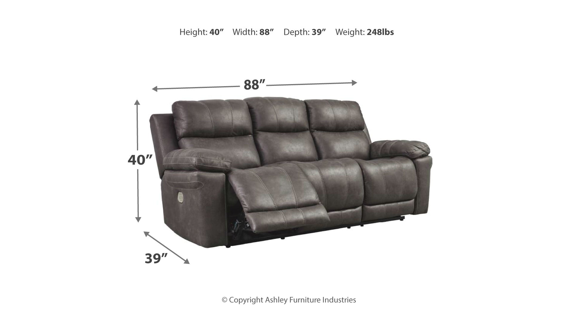 Erlangen Power Reclining Sofa
