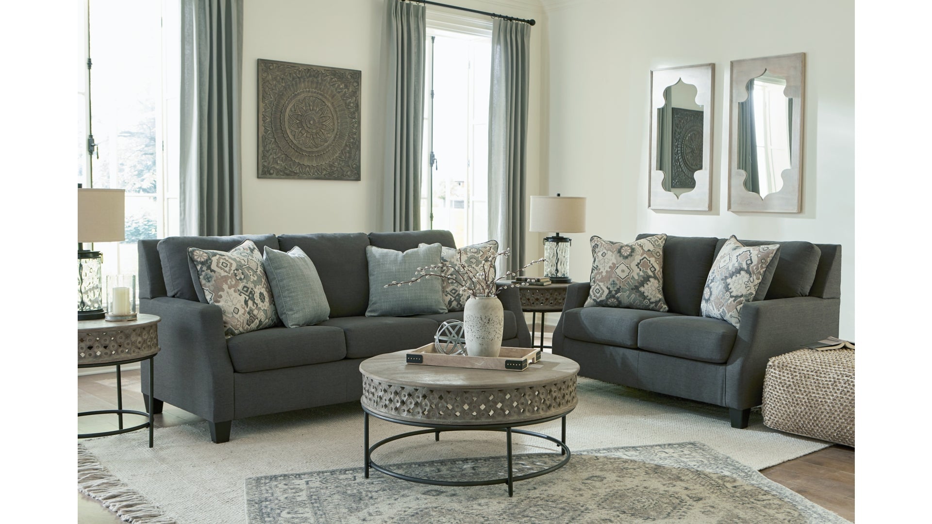 Bayonne Sofa and Loveseat