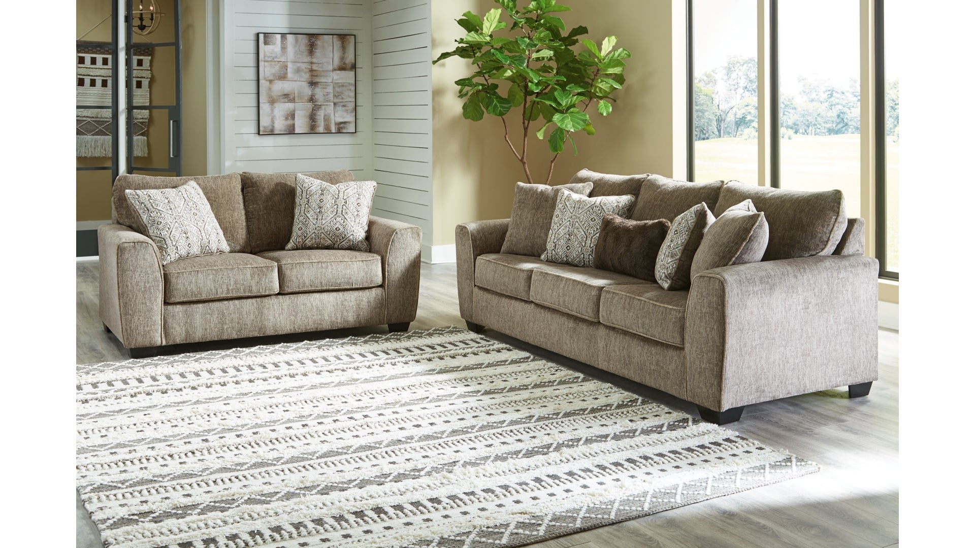 Olin Sofa and Loveseat