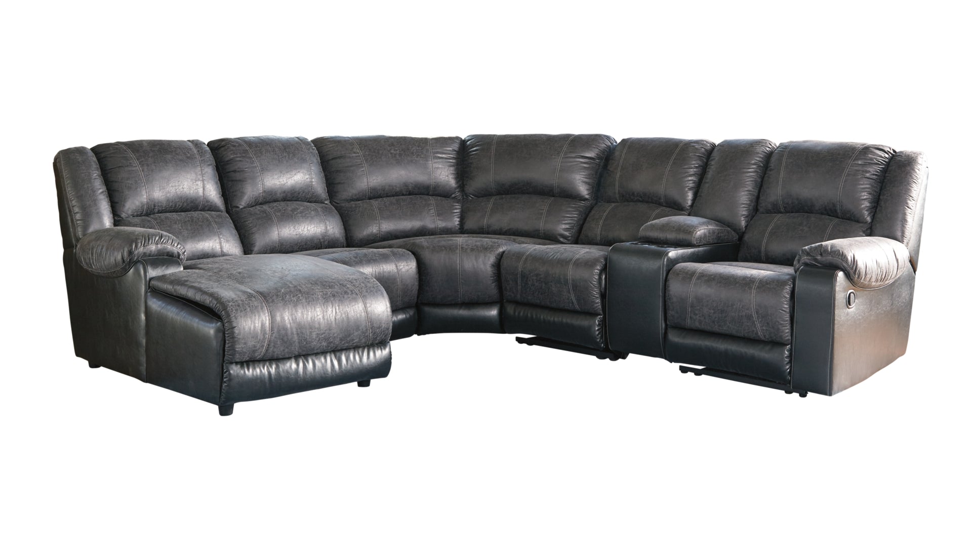 Nantahala 6-Piece Reclining Sectional with Chaise