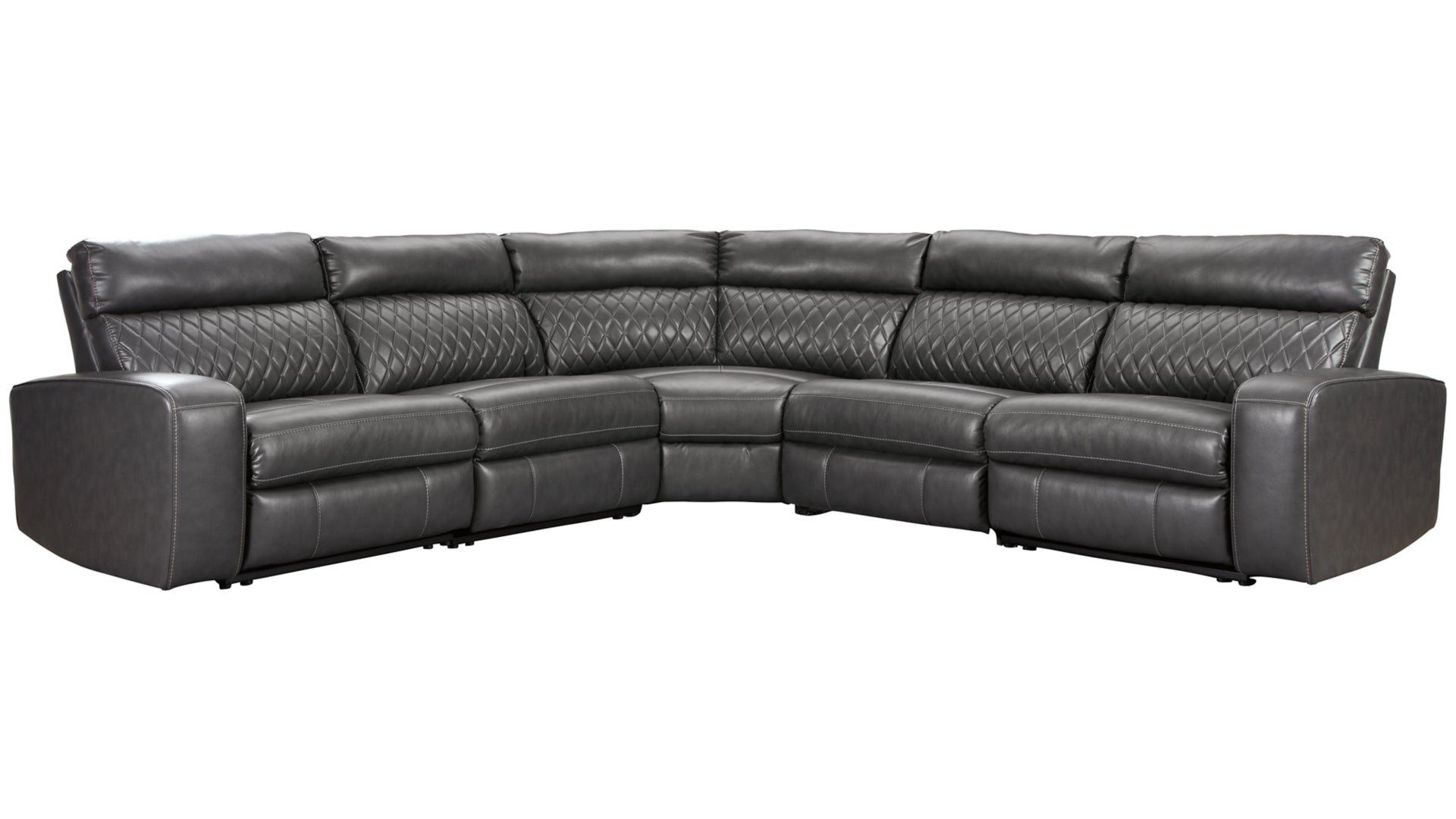 Samperstone 5-Piece Power Reclining Sectional