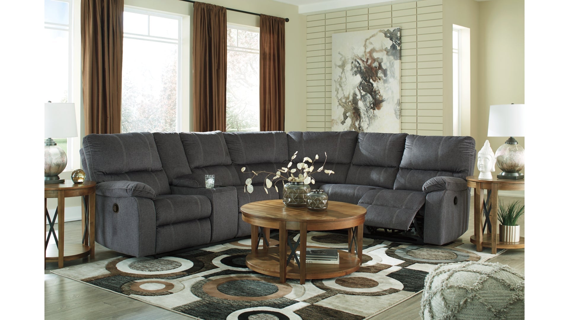 Urbino 3-Piece Reclining Sectional