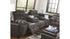Acieona Reclining Sofa with Drop Down Table