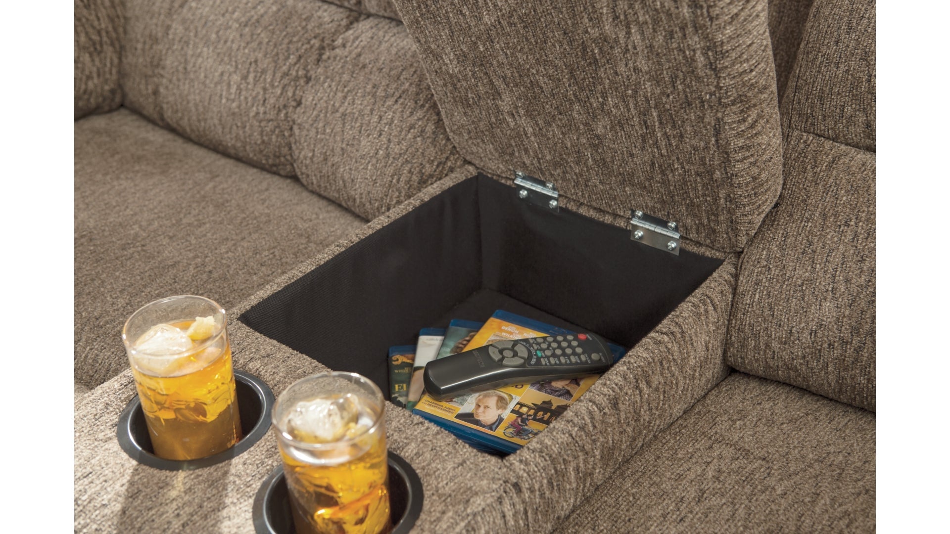 Workhorse Reclining Loveseat with Console