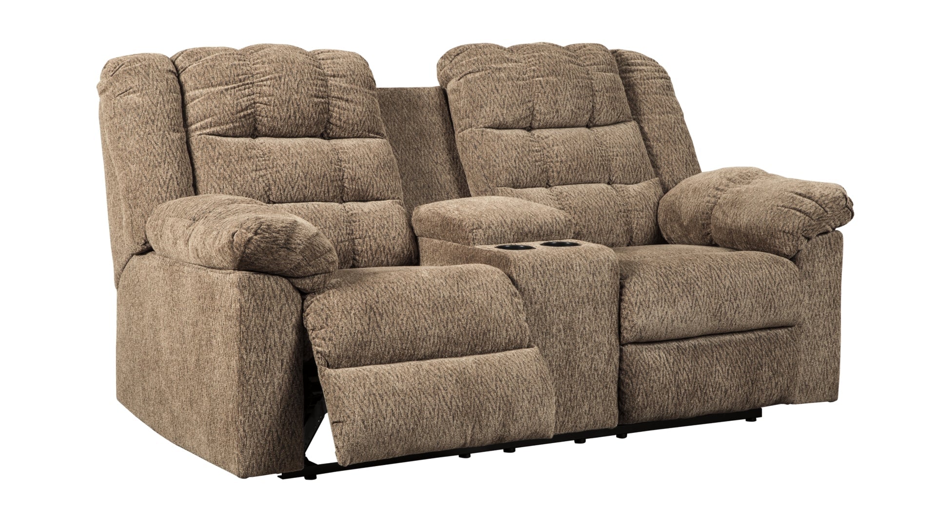 Workhorse Reclining Loveseat with Console