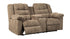Workhorse Reclining Loveseat with Console