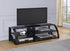 Black Tiered TV Console