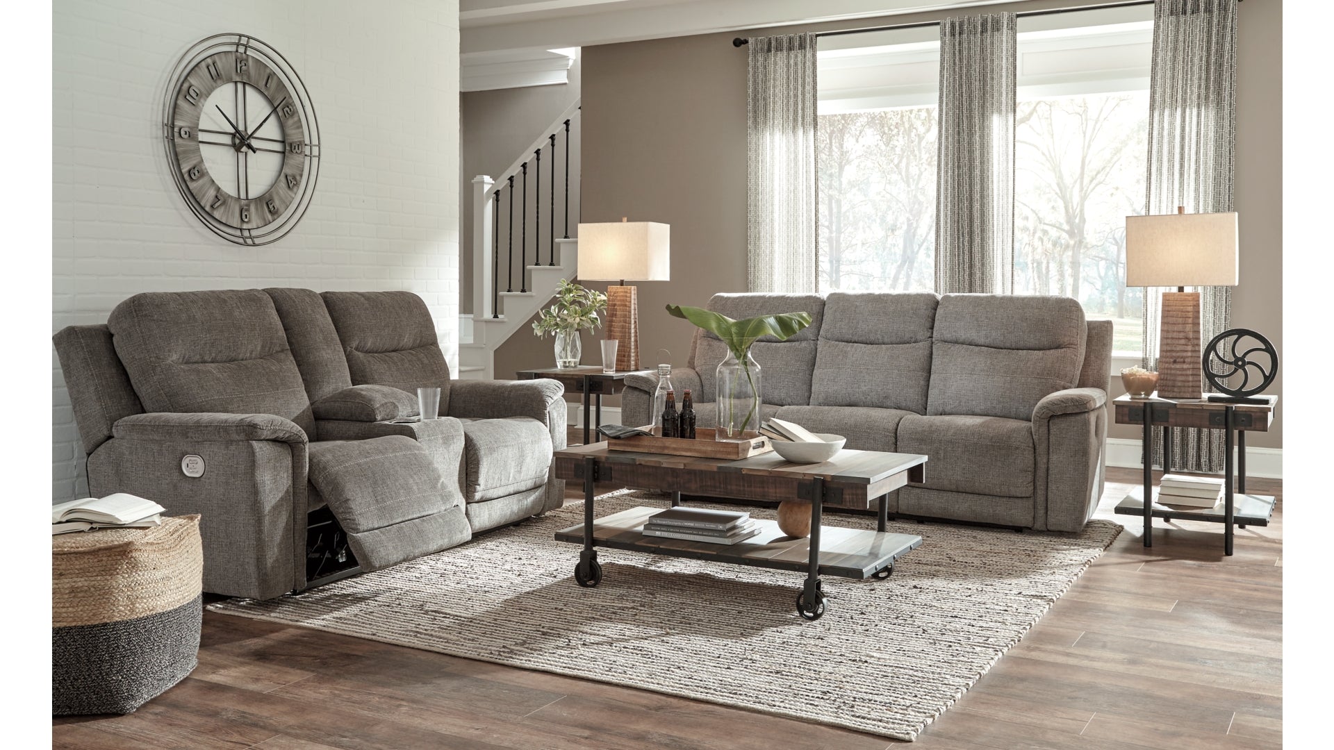 Mouttrie Sofa and Loveseat