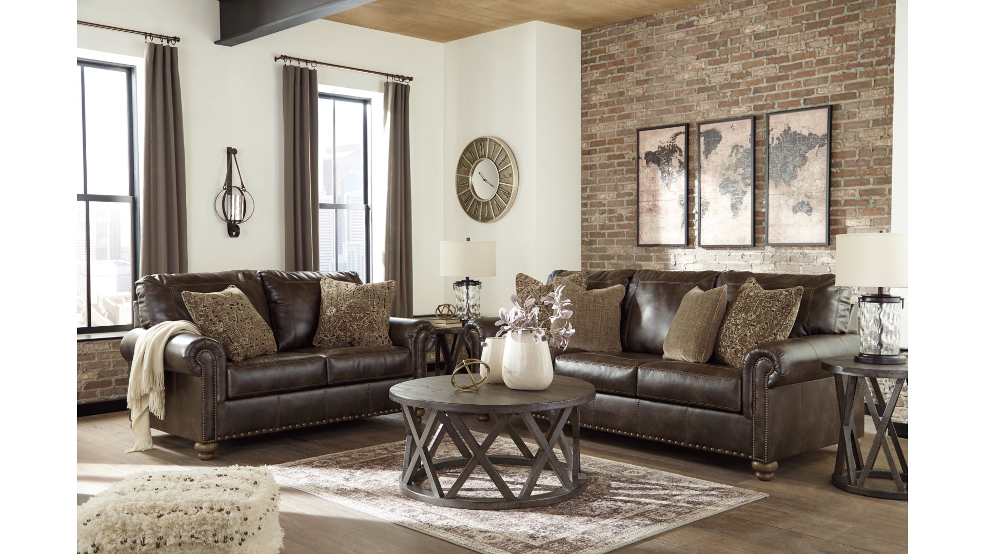 Nicorvo Sofa and Loveseat