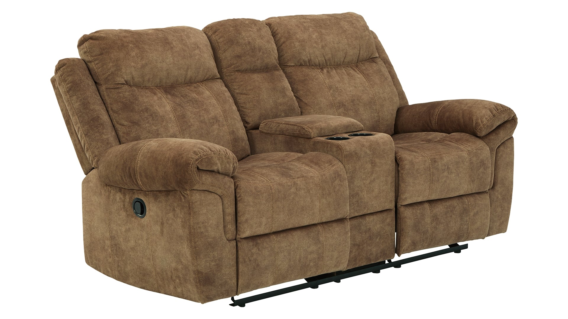 Huddle-Up Glider Reclining Loveseat with Console