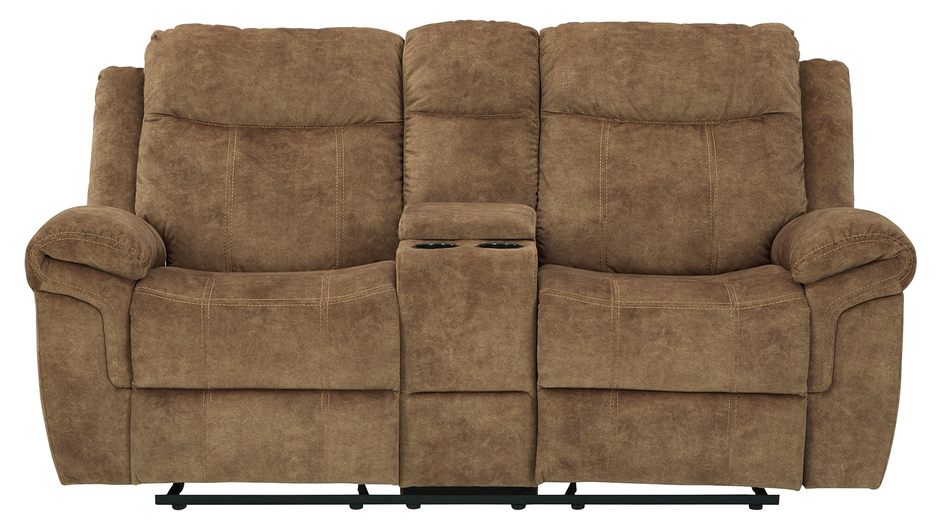 Huddle-Up Glider Reclining Loveseat with Console