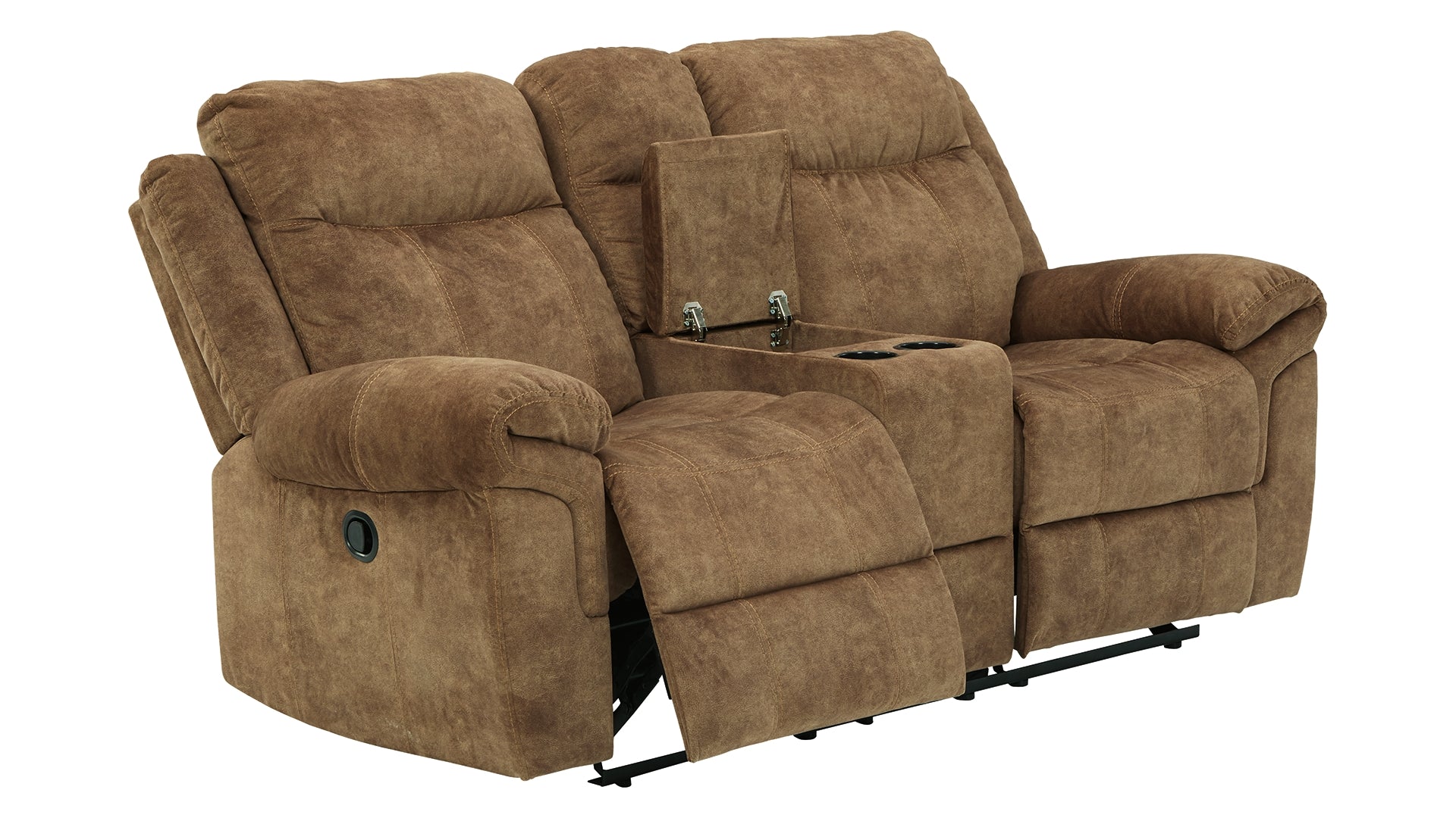 Huddle-Up Glider Reclining Loveseat with Console