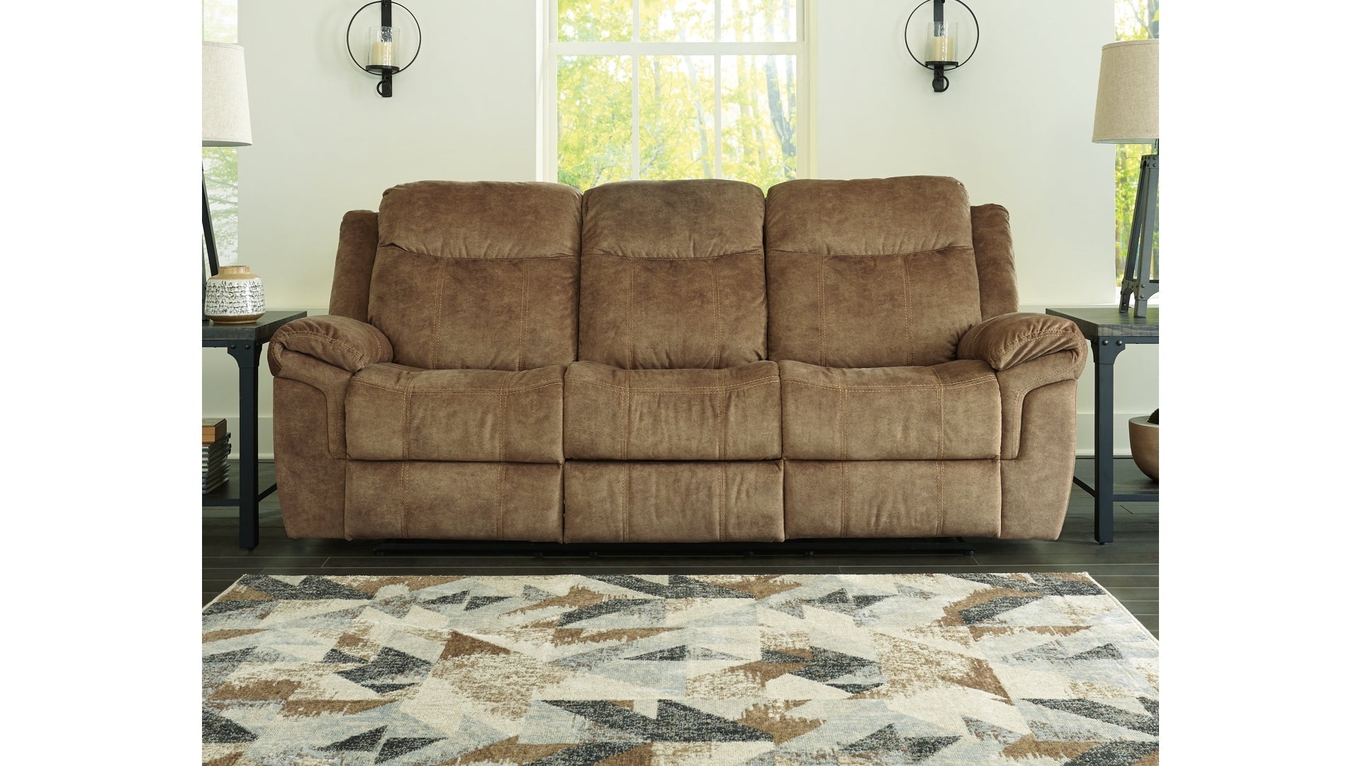 Huddle-Up Reclining Sofa with Drop Down Table