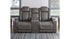 HyllMont Power Reclining Loveseat with Console