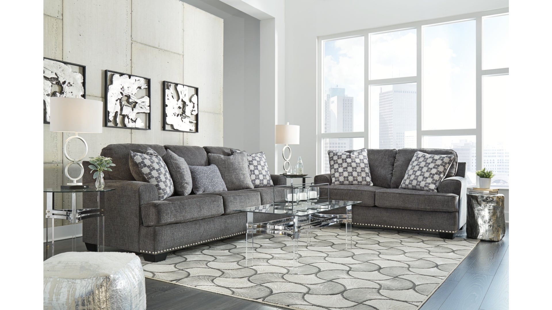 Locklin Sofa and Loveseat