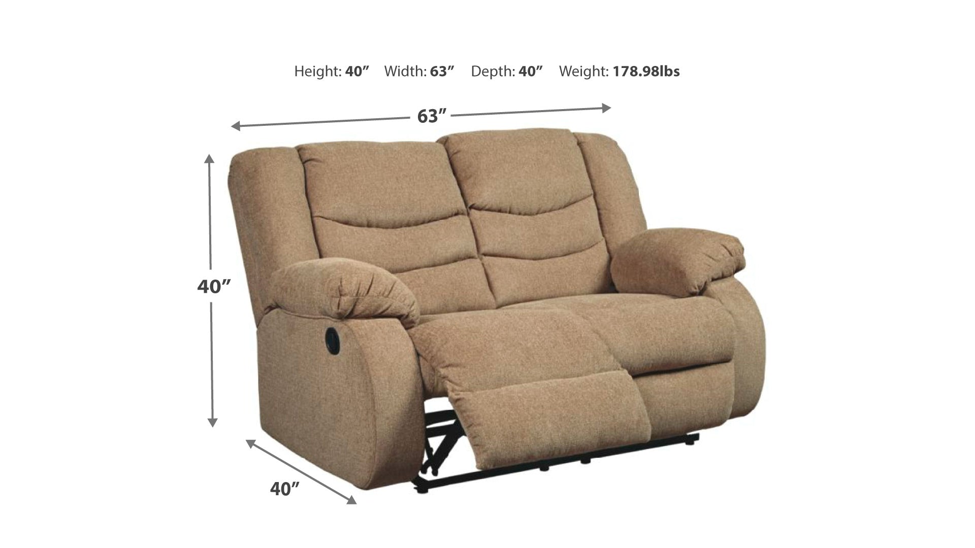 Tulen Reclining Loveseat