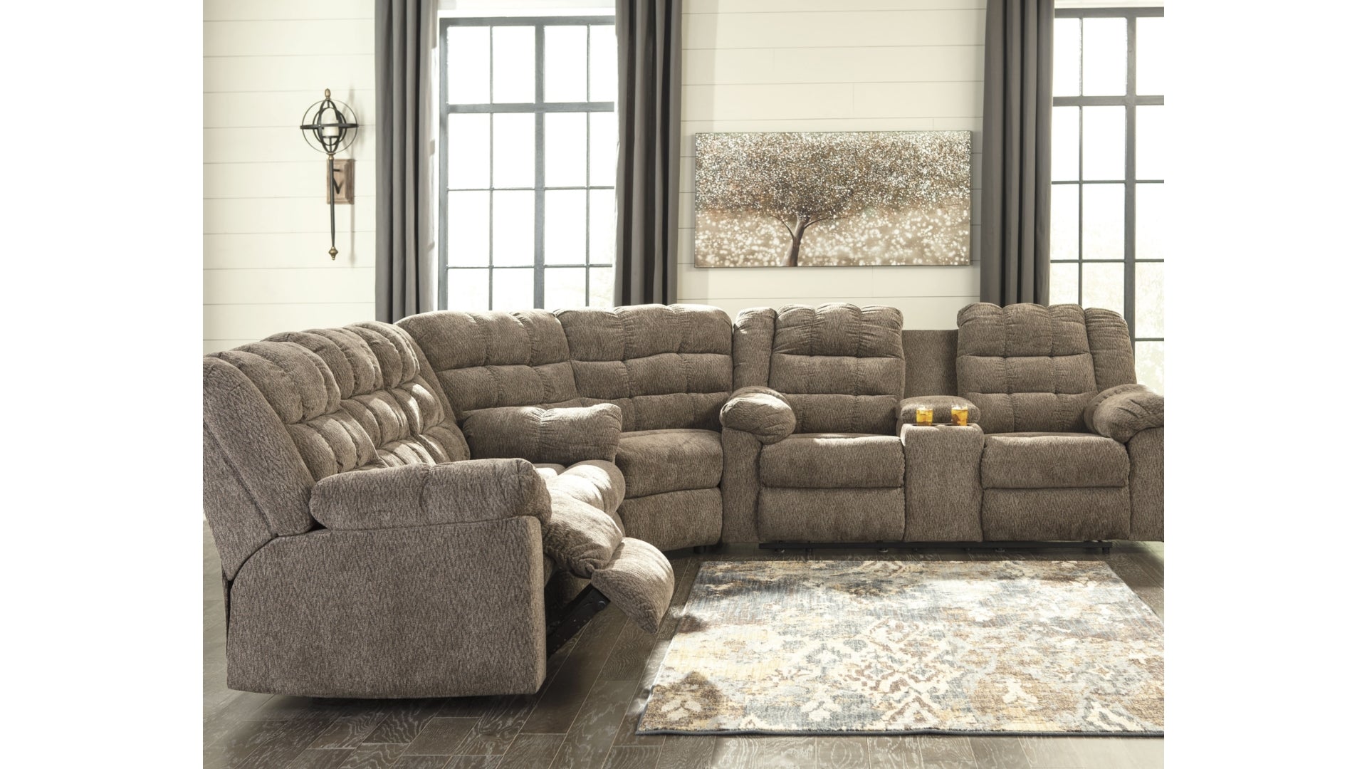 Workhorse 3-Piece Reclining Sectional