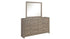 Culverbach Queen/Full Panel Headboard Bed with Mirrored Dresser and Chest