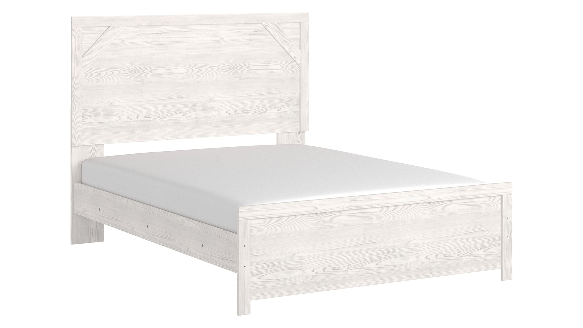 Gerridan Queen Panel Bed with Mirrored Dresser and Chest