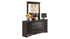 Huey Vineyard Queen Sleigh Headboard Bed with Mirrored Dresser, Chest and Nightstand