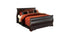 Huey Vineyard Queen Sleigh Headboard Bed with Dresser