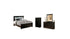 Maribel Queen Panel Bed with Mirrored Dresser and Chest