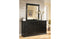 Bostwick Shoals King Panel Bed with Mirrored Dresser and Chest