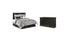 Maribel Queen/Full Panel Headboard Bed with Dresser
