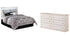 Bostwick Shoals Queen/Full Panel Headboard Bed with Mirrored Dresser