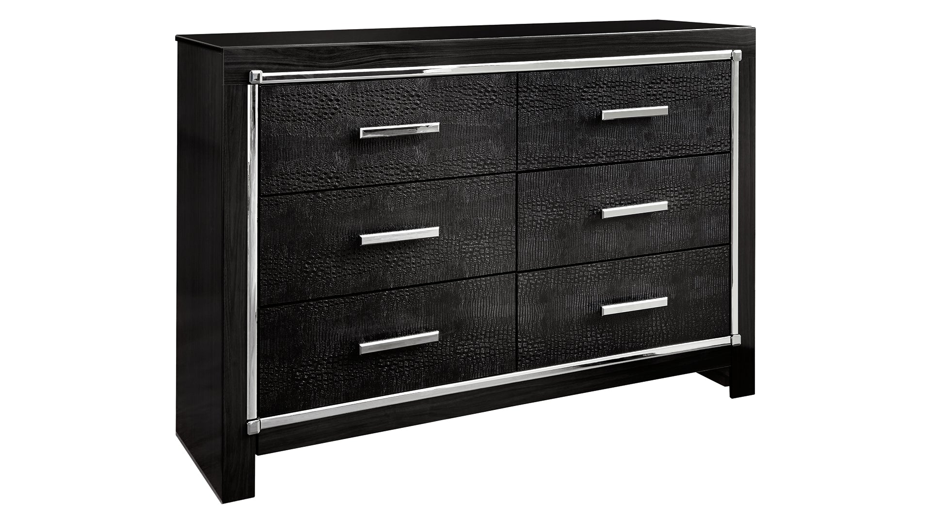 Kaydell Queen Upholstered Panel Bed with Dresser