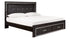 Kaydell King Panel Bed with Storage with Dresser
