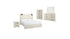 Cambeck King Panel Bed with Mirrored Dresser, Chest and Nightstand