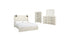 Cambeck King Panel Bed with Mirrored Dresser and Chest