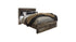 Derekson Queen Panel Bed with 2 Storage Drawers with Mirrored Dresser and Chest