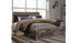 Derekson King Panel Bed with 2 Storage Drawers with Dresser