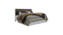 Derekson King Panel Headboard Bed with Mirrored Dresser and Chest