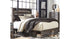 Drystan Queen Panel Bed with 2 Storage Drawers with Mirrored Dresser, Chest and Nightstand