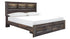 Drystan King Bookcase Bed with 2 Storage Drawers with Dresser