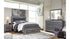 Lodanna Queen Panel Bed with 2 Storage Drawers with Mirrored Dresser, Chest and Nightstand