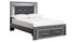 Lodanna Queen Panel Bed with 2 Storage Drawers with Mirrored Dresser, Chest and Nightstand