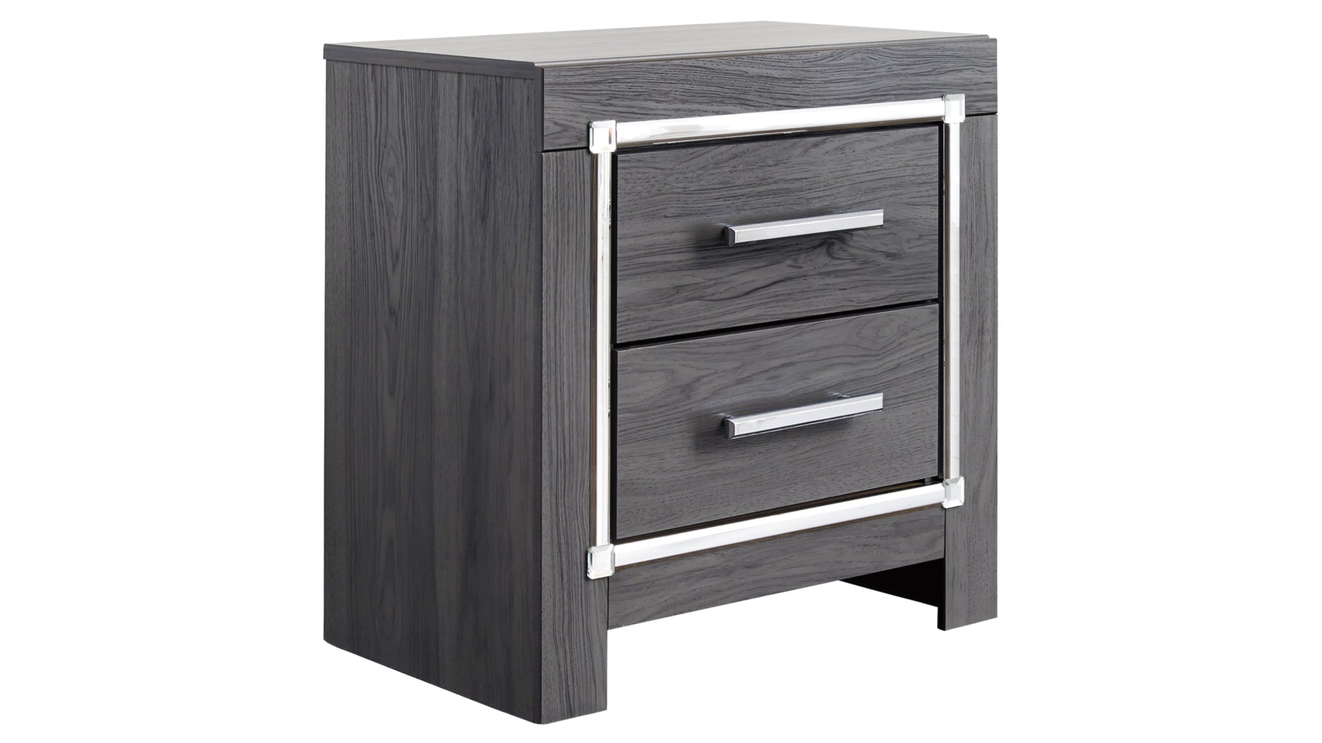 Lodanna Queen Panel Bed with Mirrored Dresser, Chest and Nightstand