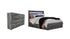 Baystorm Queen Panel Bed with 4 Storage Drawers with Dresser