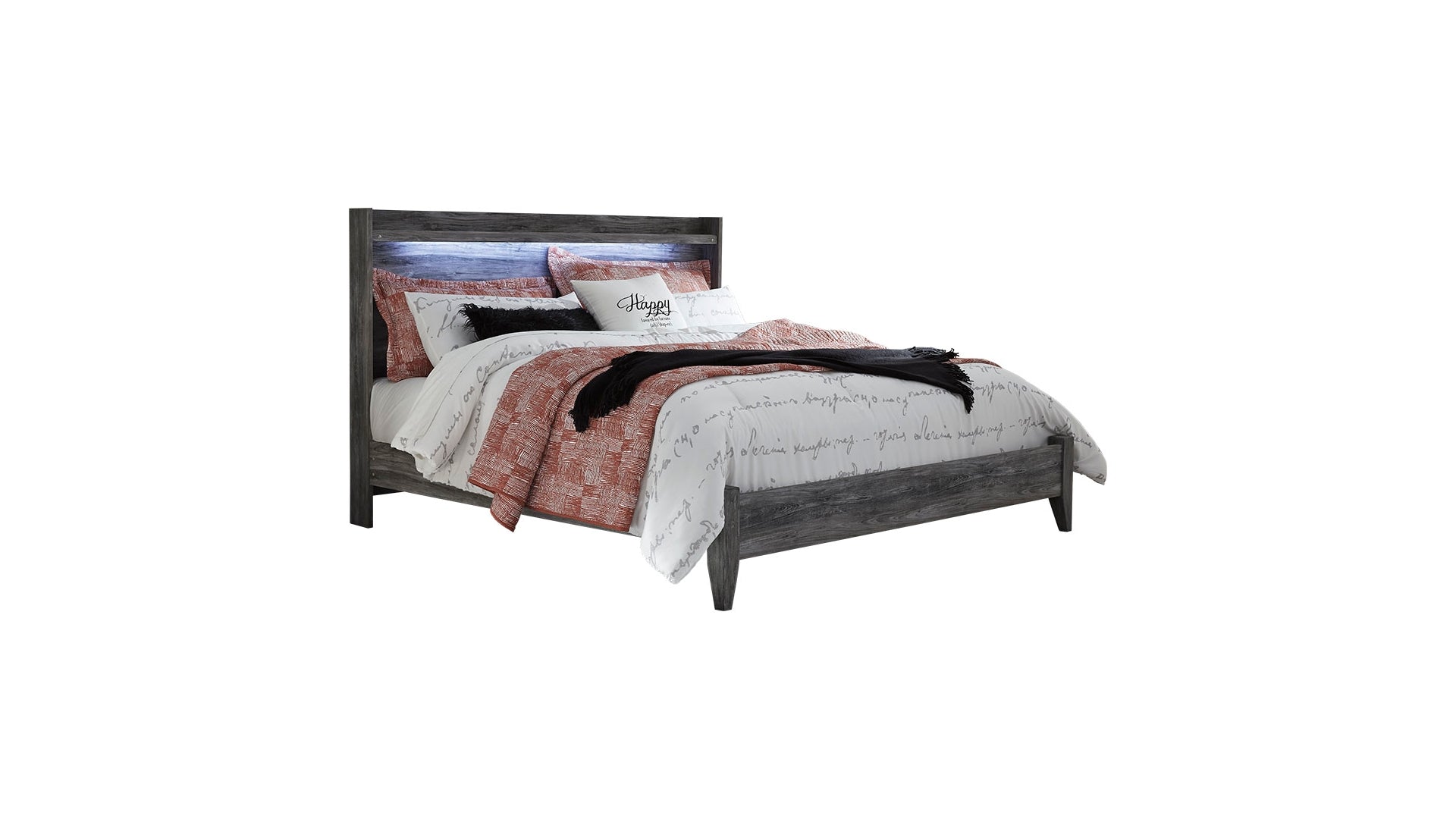Baystorm King Panel Bed with Dresser