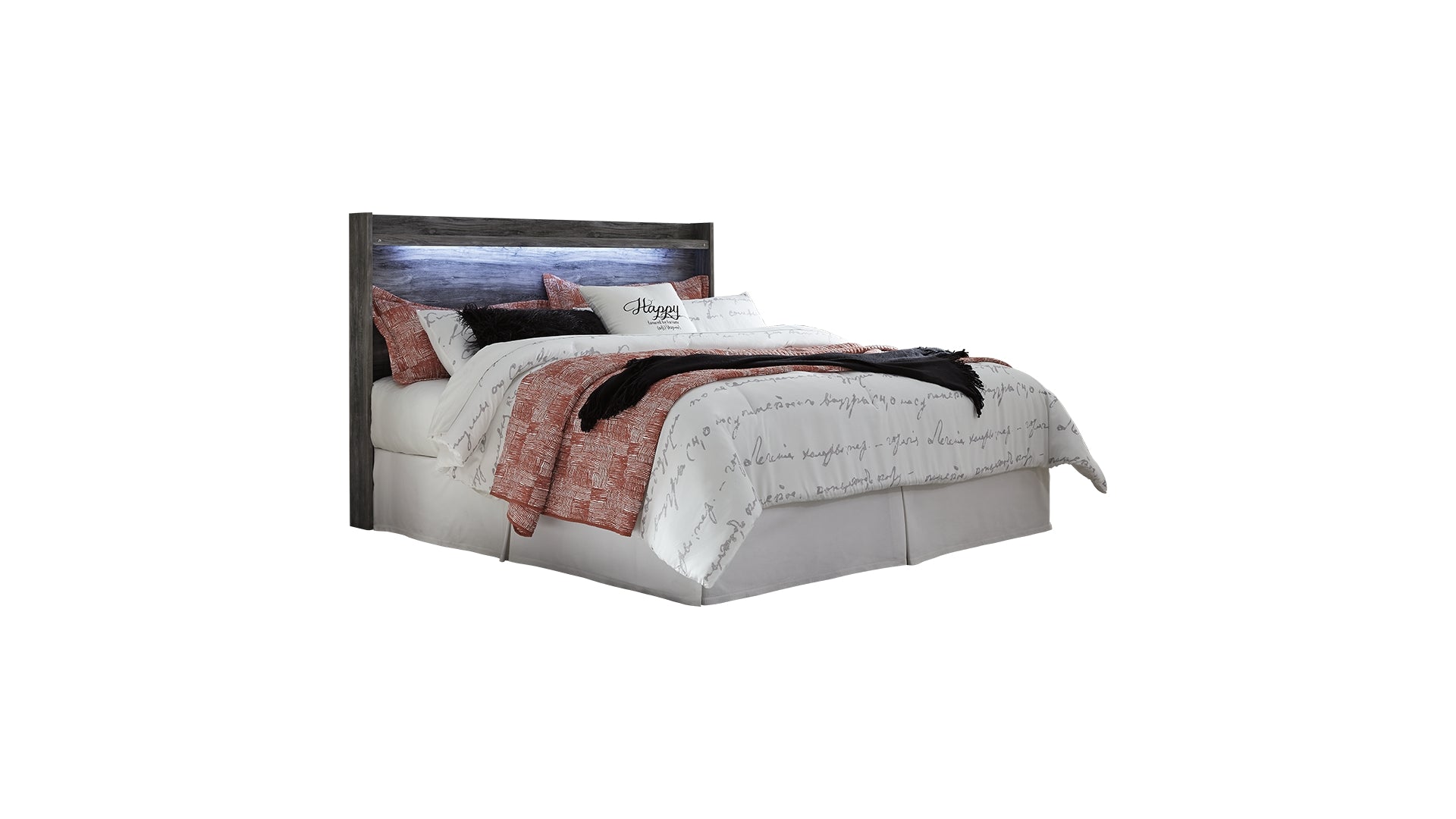 Baystorm King Panel Headboard Bed with Dresser