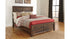 Quinden Queen Panel Bed with Mirrored Dresser and Chest